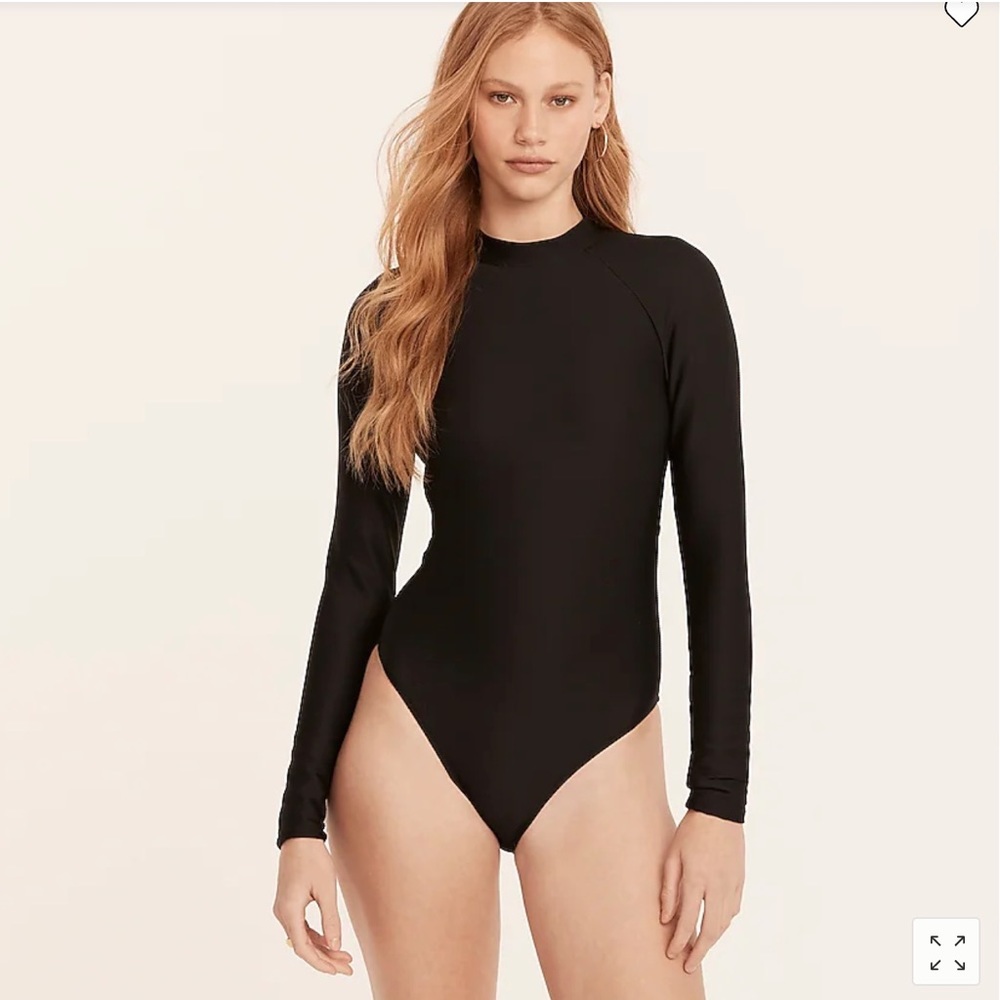 J Crew Rash Guard Active One Piece Teal